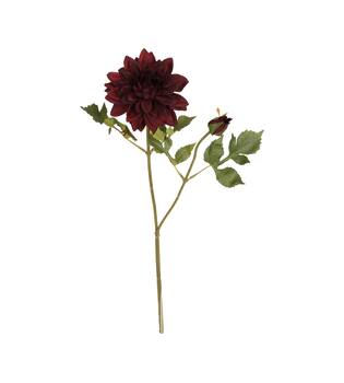 Tak dahlia kunstmatig 12x20x55cm donker rood