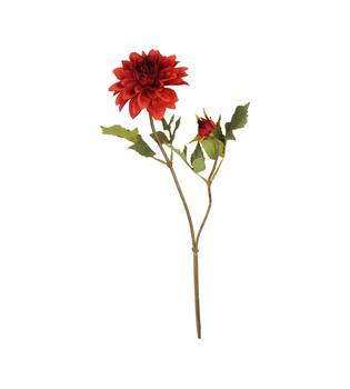 Tak dahlia kunstmatig 12x20x55cm rood