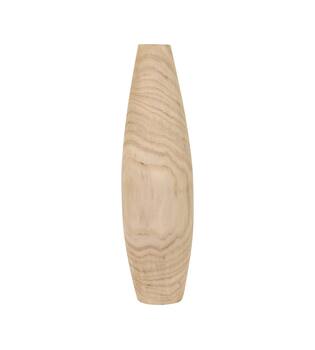 Bouteille bois de paulownia d16h58cm naturel