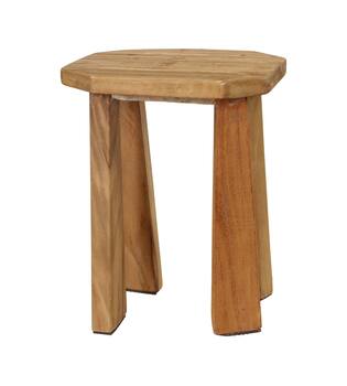Stool teak wood 33x26x42cm