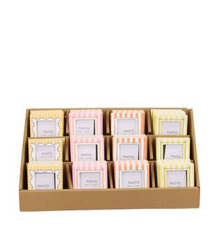 Photoframe ceramic 7x8x1cm Mixed 4 variants