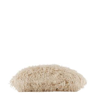 Kussen nep bont polyester 45x45x8cm creme