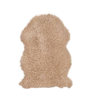 Skin faux fur polyester 60x90x5cm Grey
