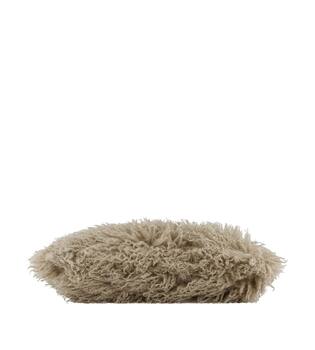 Kussen nep bont polyester 45x45x8cm grijs