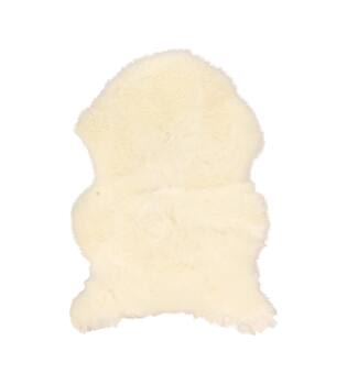 Skin faux fur polyester 60x90x5cm Off white