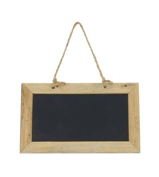 Sign blackboard mdf with hanger 20x12x0.8cm 5pc