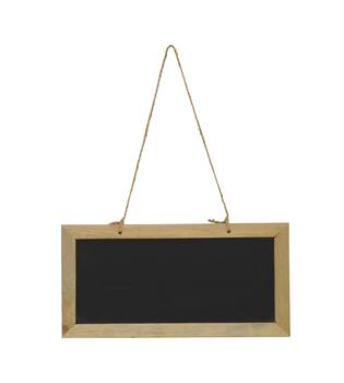 Sign blackboard mdf with hanger 30x15x0.8cm 5pc - Natural