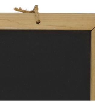 Sign blackboard mdf with hanger 30x15x0.8cm 5pc