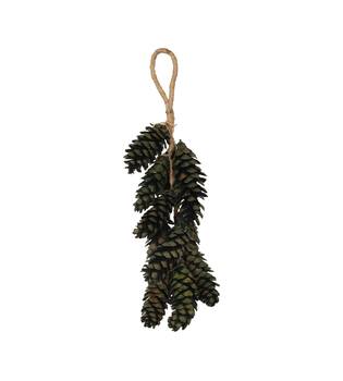 Hanger strobus nature 60x15x12cm Green 12pc
