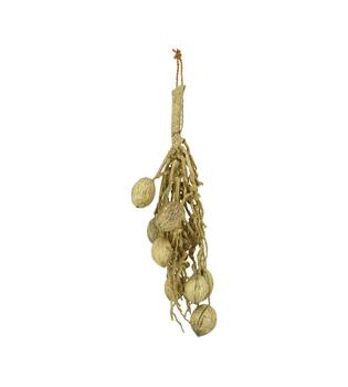 Haken Mintola-Kugel Zweig Natur 65x12x9cm Gold wash