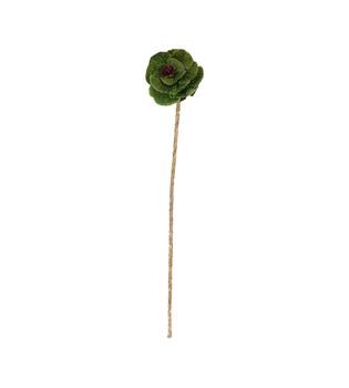 Fleur champignon éponge nature 70x15x15cm vert