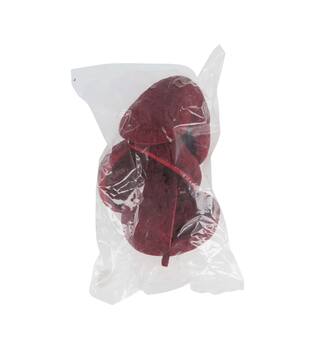 Buddha Nuss Natur 30x20x11cm rot 3stk