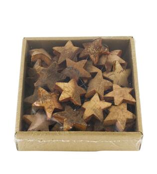 Star coco on wire 18x18x5cm 50pc