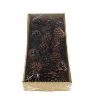 Pinecone nature on wire 38x18x7.5cm 25pc