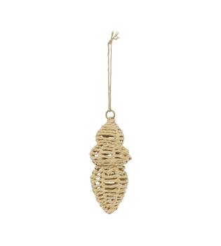 Hanger ornament paper rope 7x7x18cm