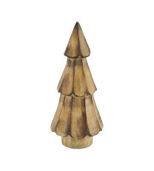 tatue tree mango wood 7x7x18cm - Natural