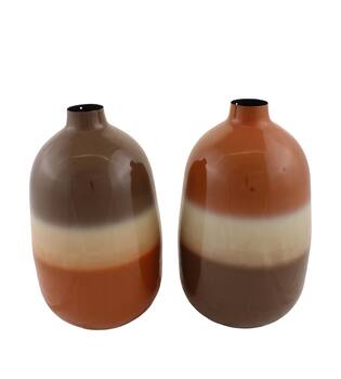 Flasche Metall 22.5x38cm 2 färben