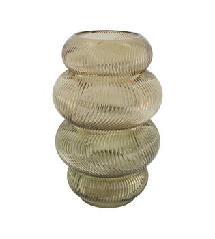 Vase glass 19x19x30cm