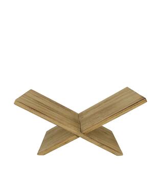 Magazine holder paulownia wood 52x28x25cm KD - Natural