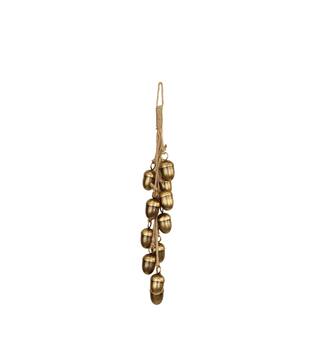Garland acorn metal with hanger 6.5x2.5x52.5cm - Gold