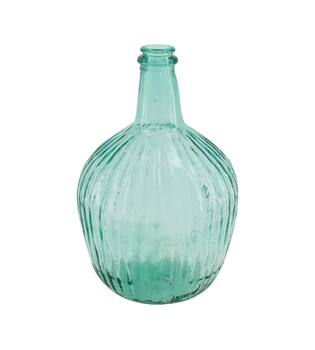 Bottle recycled glass 19x19x31cm - Transparent