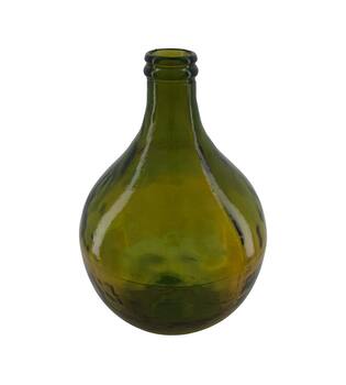 Bottle recycled glass 30x30x44cm - Orange