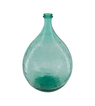 Bottle recycled glass 40x40x55cm - Transparent