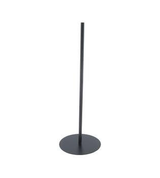 Flower base metal 14x14x38cm - Black