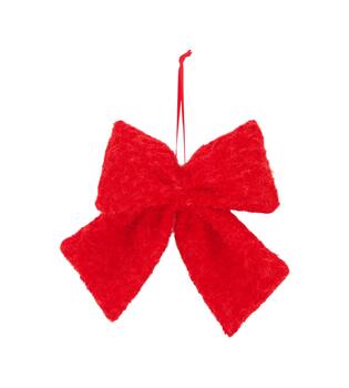 Hanger bow fabric 20x24x3cm - Red