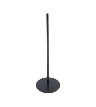 Flower base metal 18x18x49cm - Black