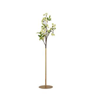 Flower base metal 18x49cm Gold