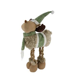 Figurine reindeer fabric 38x20x75cm - Multi