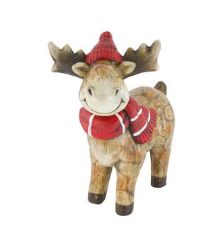 Figurine deer magnesium 32x18x33.5cm - Brown