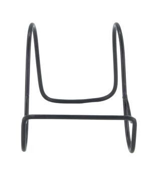 Plate holder metal 11.5x9x10cm - Black