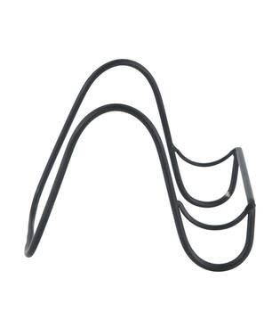 Plate holder metal 11.5x9x10cm - Black