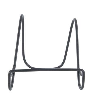 Plate holder metal 14.5x13.5x12.5cm - Black