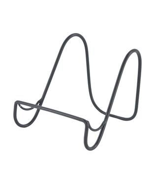Plate holder metal 14.5x13.5x12.5cm - Black