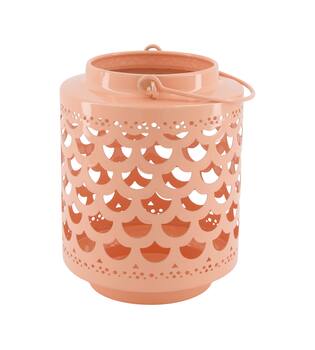 Lantern round metal 14.5x14.5x18cm
