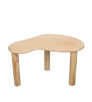 Side table organic paulownia wood 77x49x49cm