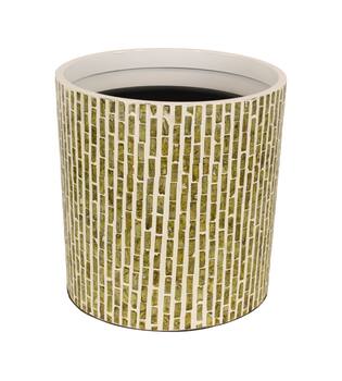 Planter round capiz 38.5x38.5x38cm