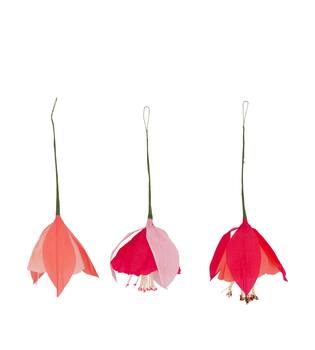 Flower paper with hanger 18x18x33cm C/3