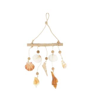 Hanger shells nature 18x2x36cm