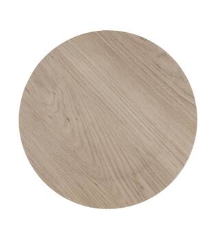 Plate round plastic 33x33x2cm