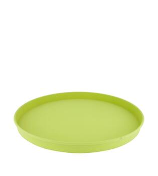 Tray round metal 57x4.5x57cm - Green