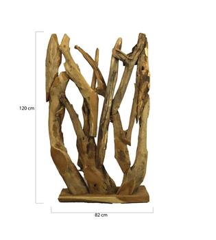 Teak Roomdivider branches 82x20x120cm