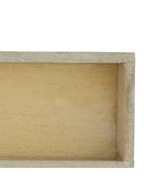 Tray rectangular fir wood 37x10x3cm - Natural