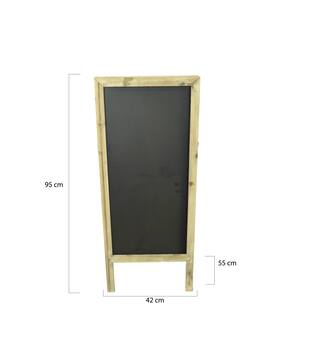 Blackboard mdf 42x55x95cm - Natural