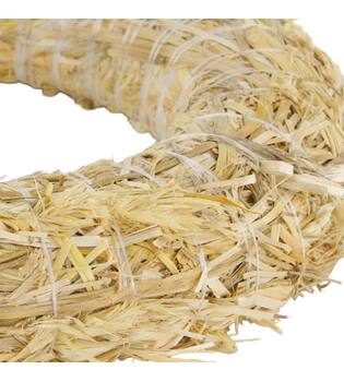 Wreath straw 25x4x25cm