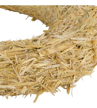 Wreath straw 40x40x6cm