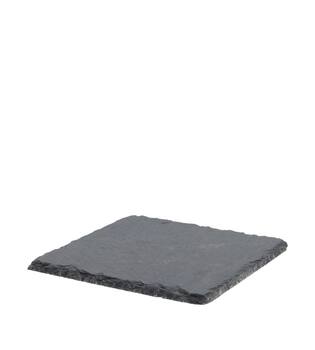 Plate square slate 15x15x0.5cm